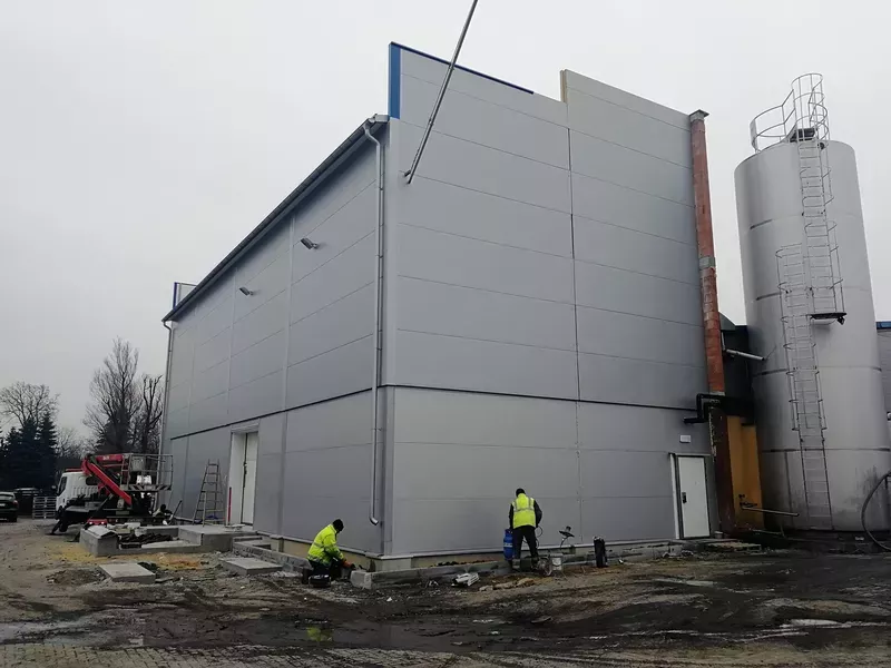 Rozbudowa hali produkcyjno-magazynowej w Pawłowicach